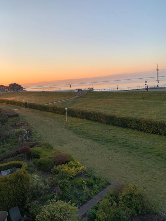Apartamento Fewo Mit Meerblick - Direktzugang Zur Nordsee Wilhelmshaven Exterior foto
