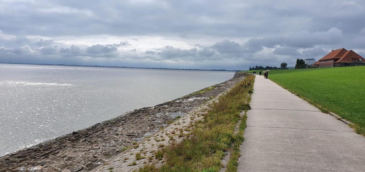 Apartamento Fewo Mit Meerblick - Direktzugang Zur Nordsee Wilhelmshaven Exterior foto